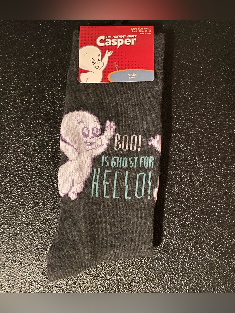 Fun Novelty Socks Featuring Casper